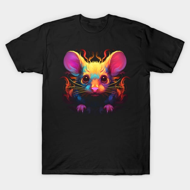 Neon Rodent #12 T-Shirt by Everythingiscute